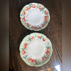 Vintage Elite L France. Strawberry plates